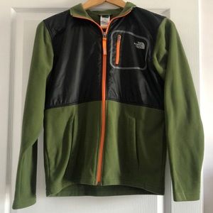 Green Kids North Face Jacket